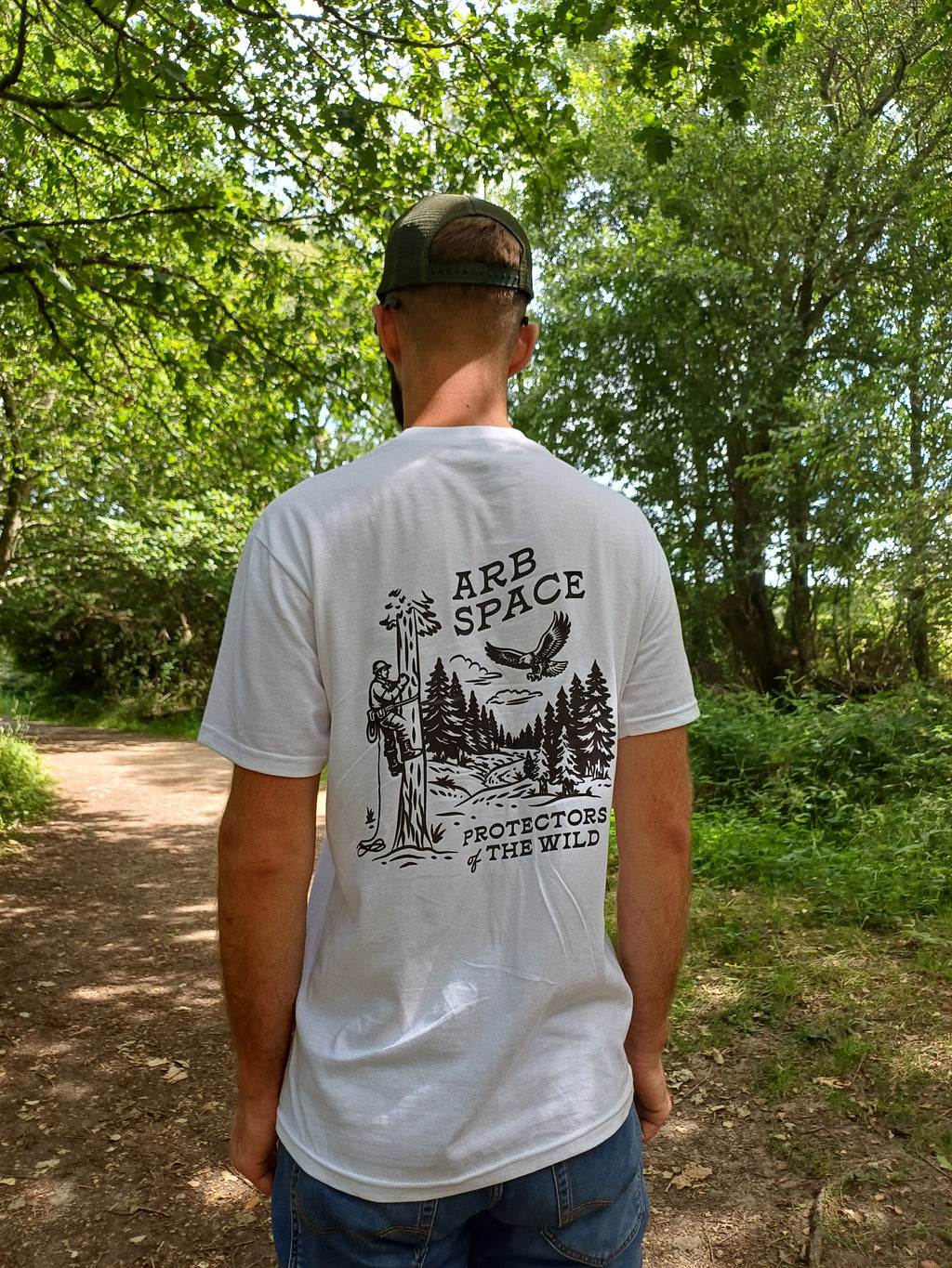 The Tree climber (White - Short Sleeve)