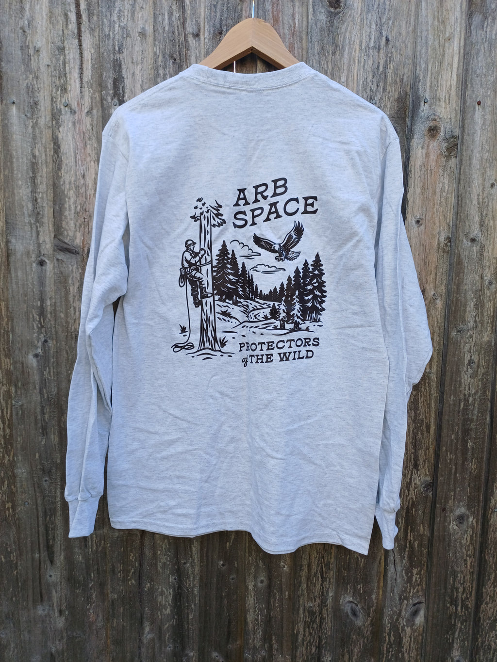 The Tree Climber (Light Grey - Long)