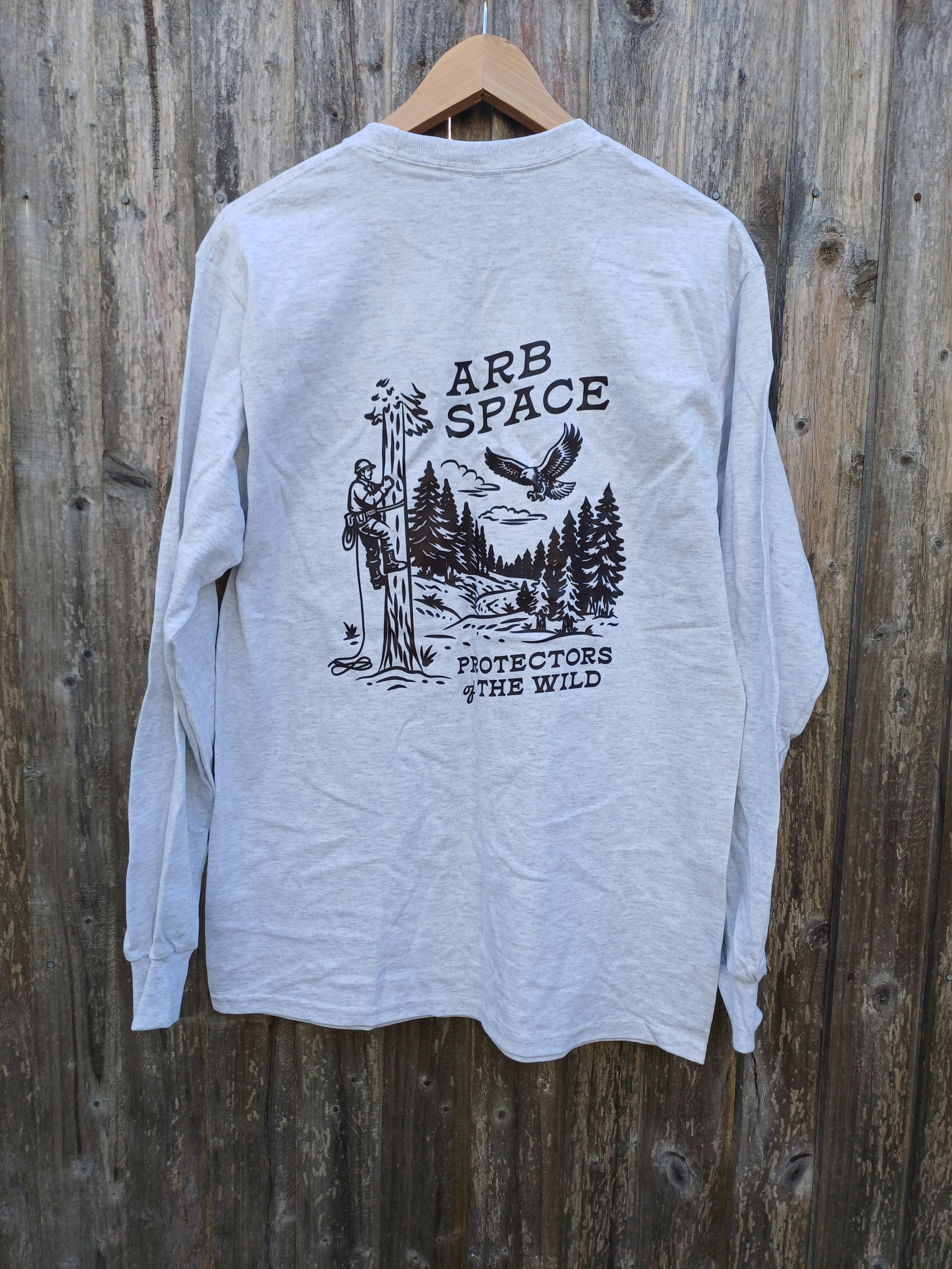 The Tree Climber (Light Grey - Long)