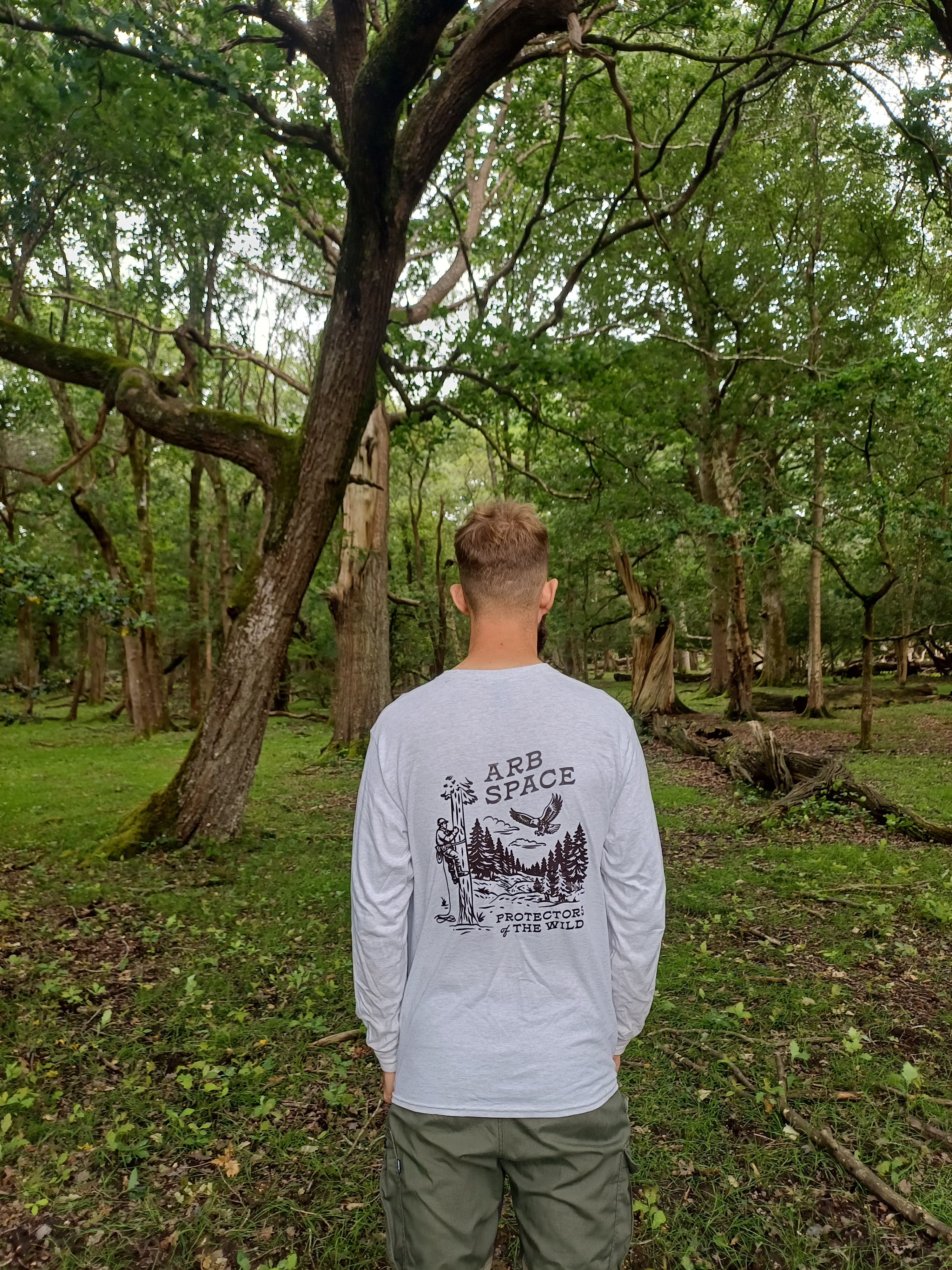 The Tree Climber (Light Grey - Long)
